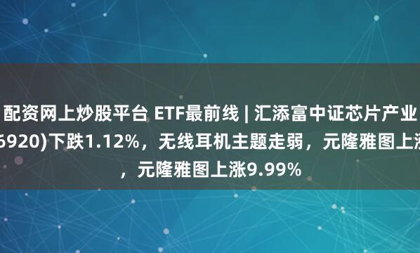配资网上炒股平台 ETF最前线 | 汇添富中证芯片产业ETF(516920)下跌1.12%，无线耳机主题走弱，元隆雅图上涨9.99%