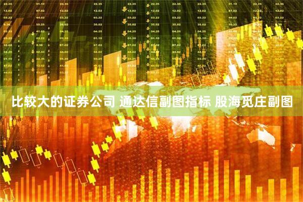比较大的证券公司 通达信副图指标 股海觅庄副图