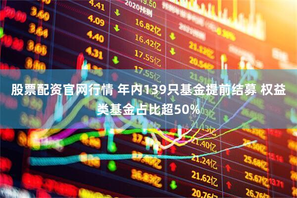股票配资官网行情 年内139只基金提前结募 权益类基金占比超50%